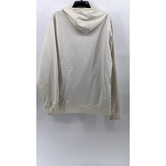 BAW Unisex Adult White Casual Classic-Fit Thermotek Pullover Hoodie SZ L - Picture 2 of 11